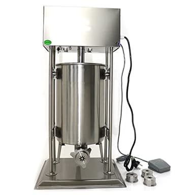 15L Electric Churros Maker Machine, 110V 40WElectric Churros Maker Machine, Stainless Steel Vertical Churro Maker w/Speeds Adjustable for Hotels,Restaurants,Bakeries