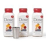 DOSE for Cholesterol Supplements Maintain Healthy Cholesterol Levels and Supports Cardiovascular Health Gluten-Free Vegan Zero Sugar, 16oz Bottle, 3 Pack (3 Week Supply)
