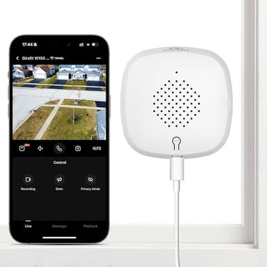 Girafit 3MP 2K Window Camera,2.4GHz & 5GHz WiFi Indoor Cameras for Home Security with ChroMax Al Color Night Vision,Person & Motion Detection,24/7 Recording,Easy & Quick Install