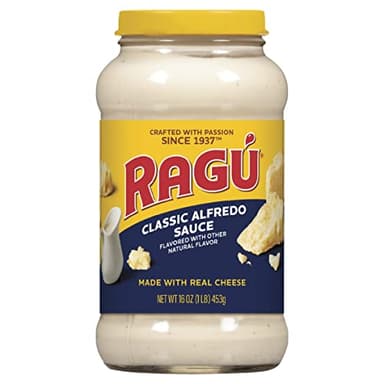 Ragu Classic Alfredo Sauce, Creamy Sauce Made with Real Cheese with Italian-Inspired Flavor, 16 OZ