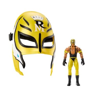 WWE Main Event Series Rey Mysterio Special Edition Role Play Action Figure and Mask Set
