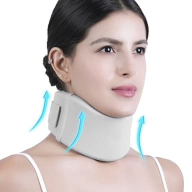 Artelse Ice Silk Neck Brace - Soft, Breathable Cervical Collar for Pain Relief & Posture Correction - Anti-Snoring Support for Comfortable Sleep - Ideal for Office Workers