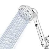 Waterpik ShowerCare Pivoting Hand Held Shower Head, Chrome - Five Modes Including PowerPulse Therapeutic Massage - 180-Degree Rotation, Eight ft. Metal Hose