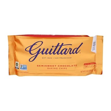 Guittard Baking Chips, Semi Sweet Chocolate, 12 oz