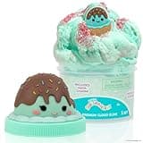 Original Squishmallow Maya The Ice Cream Premium Cloud Slime, Chocolate-Scented, Party Favors for Kids 8-12, Girl Toys 8-10 Years Old, Slime Kit for Girls Ages 8-12, Slime for Kids