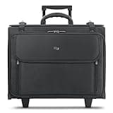 Solo Morgan Rolling Hard Side Catalog and Laptop Case, Black