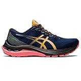 ASICS Women's GT-2000 11 Running Shoes, 8, Nature Bathing/Papaya