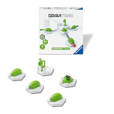 Ravensburger GraviTrax Extension Triplex 24857 - Ideal Accessory for The GraviTrax Marble Run System. Can be Combined with All Starter-Sets, Extensions and Elements, Construction Toy from 8 Years
