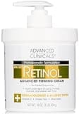 Advanced Clinicals Retinol Body Lotion Moisturizer Face Lotion & Body Cream | Crepey Skin Care Treatment Targets Look Of Crepe Skin, Wrinkles, Sagging Skin, & Sun Damaged Skin, 16 Oz