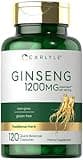 Carlyle Ginseng | 120 Capsules | 1,200mg | Non-GMO and Gluten Free Supplement