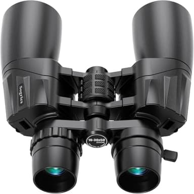10-30x50 Zoom Binoculars for Adults, High Powered Military Binoculars for Bird Watching Traveling Hunting Concerts with Large View,BAK4,FMC Lens,Clear Low Light Vision at Night