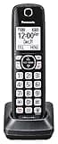 Panasonic Additional Cordless Phone Handset Accessory Compatible with KX-TGF540/570/TG785 Cordless Phone Systems Series - KX-TGFA51B, Black