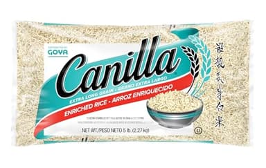 Goya Canilla Extra Long Grain White Rice, 5 Pound