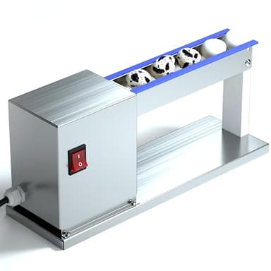 110V Electric Quai Egg Peeler, 28W Commercial Semi-Auto Quai Eggs Sheller, 304 Stainless Steel Quail Egg Peeling Machine, Fresh Hard Boiled Quail Eggs Huller 150RPM