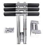 XinKunmarine 3 Step Telescoping Dive Ladder - 304 Marine Grade Stainless Steel Foldable Boarding Ladder for Pontoon Boat and Yacht