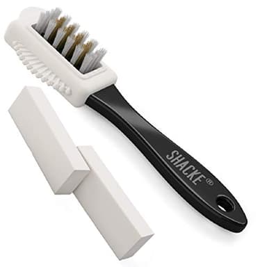 Suede & Nubuck 4-Way Leather Brush Cleaner + 2 Erasers