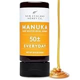 New Zealand Honey Co. Raw Manuka Honey MGO 50+ / 10.8oz | 310g | Full Traceability | No Additives | Non-GMO | Pure Honey