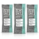 LMNT Zero Sugar Electrolytes - Raw Unflavored Salt | Drink Mix | 30-Count