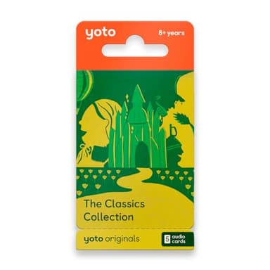 YOTO The Classics Collection – 5 Kids Audio Cards for Use with Player & Mini All-in-1 Audio Device, Screen-Free Listening with Fun Playtime, Bedtime & Travel Stories, Ages 8+