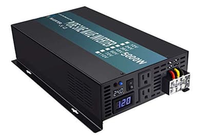 WZRELB Pure Sine Wave 5000W 24V Power Inverter DC to AC Power - Solar, RV