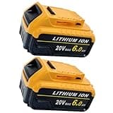 DCB206 Battery Replacement for Dewalt 20V Battery Compatible with Dewalt 20V Battery DCB206 DCB205 DCB204 DCD/DCF/DCG for Dewalt 20 Volt Series Power Tools
