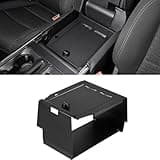 ISSYAUTO Center Console Safe Lock Box Compatible with 2021-2024 F150 Center Console Armrest Lockbox with 3 Digit Combo Code Lock, F150 Anti-Theft Accessories