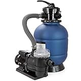 XtremepowerUS High-Flo Sand Filter Pump System 12" Filter Tank 10,000 Gallons for Above Ground Pool 3/4HP Pool Pump 2400GPH Flow