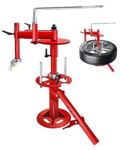 CGENWDCH Manual Tire Changer Machine with Gear Transmission System, 16''-21'' Tire Change, Fit for Car/Truck/Trailer/SUV/RV with 16" and Larger Wheels, Not Suitable for Motorcycles, Bicycles