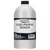 U.S. Art Supply Professional Gloss Pouring Medium 32oz (Quart) - Improves Paint Flow & Cell Effects Creator, Viscosity Adjuster for Art Acrylic Painting