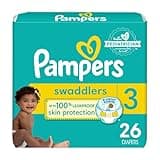 Pampers Baby Diapers - Swaddlers - Size 3, 26 Count, Ultra Absorbent Disposable Infant Diaper