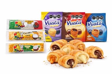 Mexican Snack Variety Pack – Vuala Mini Croissants (6 Bags) & BeeLicious Coconut Candy | Cajeta, Chocolate & Vanilla Flavors | Croissants with Surprise