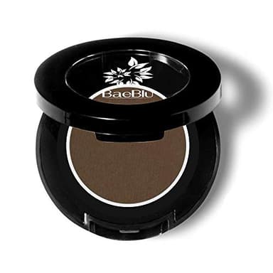 Organic Eyebrow Powder - Vegan Brow Tint for Shaping, Filling & Defining, 100% Natural - Smudge-Proof & Long-Lasting Conditioning - Cruelty-Free, Paraben-Free, Gluten-Free, Made in USA - Deep Brown