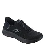 Skechers Women's Hands Free Slip-Ins Go Walk Flex-Grand Entrance Sneaker, Black, 5 Wide
