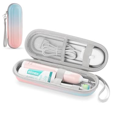 TYSORETY Toothbrush Travel Case for Oral B/Oral-B Pro 1000 1500 5000 7000 & Philips Sonicare 4100 1100 5300 5100 6100/iO Electric Toothbrush, Hard Protective Storage Bag (Gradient)