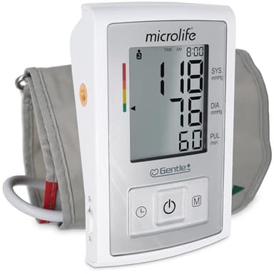 Microlife Series 500 Automatic Upper Arm Blood Pressure Monitor for 2 Users, Stores Up to 198 Results, Wide-Range Cuff Fits Adult Arms <16.5 in (Size M – L), Smart Tracking Software