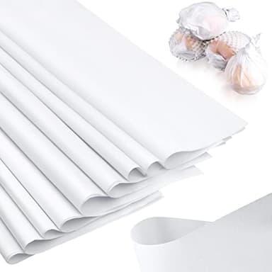 RYKOMO 100 Sheets 20 x 30 Inch Acid Free Archival Tissue Paper Unbuffered No Acid Paper White Packing Tissue Papers for Preserving Clothing Storage Festival Mother's Day Arts Craft Decoration