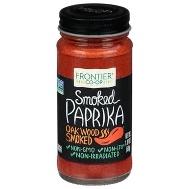 Frontier Co-op Smoked Ground Paprika, All Natural Paprika Powder, Kosher | 1.87 Ounce (Pack of 1)