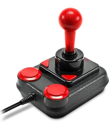 SPEEDLINK SL-650212-BKRD Competition PRO EXTRA USB Joystick - Anniversary Edition, Retro-Arcade-Stick, schwarz-rot