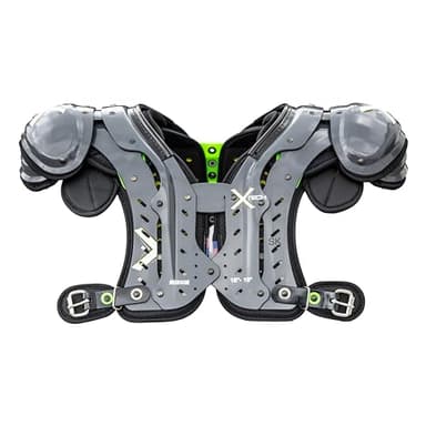 XTECH X2 Football Shoulder Pads - All Positions - Advanced Lightweight Pad with Mens and Youth Sizes (Skill, Medium: 18-19")