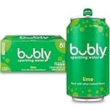 Bubly Sparkling Water, Lime, Zero Sugar & Zero Calories, Seltzer Water,12 Fl Oz Cans (Pack of 8)