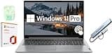 Lenovo IdeaPad 15.6” FHD Touchscreen Laptop, 24GB RAM 1.5TB Storage (1TB SSD+512GB Docking Station Set), 6-Cores Intel Core i3, Windows 11 Pro with Microsoft Office Included, Plusera Earphones