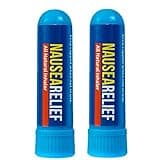 Basic Vigor Nausea Inhaler 2 Pack - Aromatherapy for Chemo Support, Motion Sickness, Queasiness, etc.