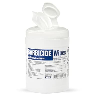 BARBICIDE Professional Disinfecting Wipes (160 Count) – 2-Minute Hospital-Grade Kill Time – EPA-Registered Surface Wipes for Salons, Barbershops & Spas – Bactericidal, Virucidal & Tuberculocidal