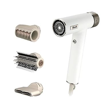 Shark Hair Dryer | SpeedStyle | No Heat Damage Hair Styling Tool | 3 Styling Tools Included | Portable & Powerful Blow Dryer | Best for Straight & Wavy Hair | Silk | HD331