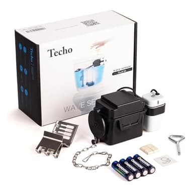 Techo Touchless Toilet Flush Kit, Adjustable Sensor, 1256315 Adapt k1954, Automatic Toilet Flusher - Easy to Install