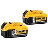 DEWALT 20V MAX 5 Ah Lithium Ion Battery 2-Pack (DCB205-2)