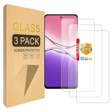 MTRIEBA [3 Pack] Compatible for Oppo K12X Screen Protector Tempered Glass [9H hardness] [Superior scratch resistance]