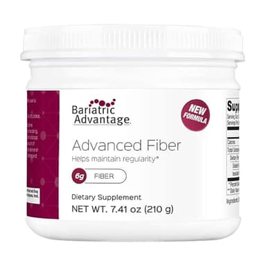 Bariatric Advantage Advanced Fiber - Powdered Formula Supports a Healthy Intestinal Environment and Aids Absorption of Calcium and Magnesium* - Unflavored - 30 Servings