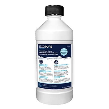 EcoPure EPCL Universal Water Softener Cleaner – Removes Iron, Rust & Sediment – Extends System Life – Compatible with All Brands