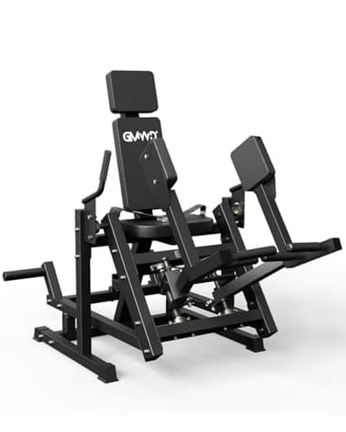 GMWD Hip Abductor Machine,3D ARC Motion Hip Abductor Machine,300lbs Capacity Plate Loaded Hip Abduction Machine,Hip Abductor-Inner and Outer Thigh Machine for Home Gym(Black)